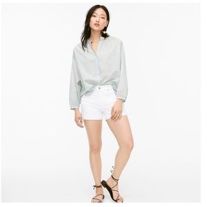 J. CREW White Jean Shorts